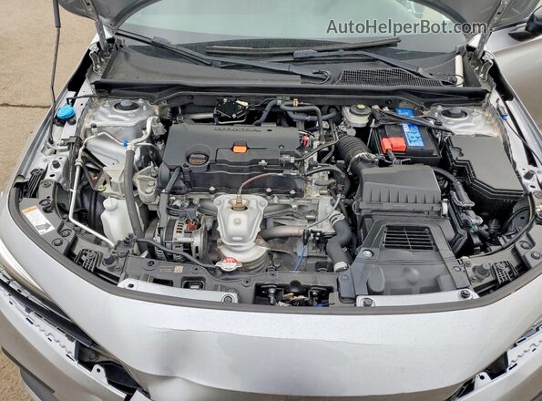 2HGFE2F52NH607046 2022 HONDA CIVIC Серебряный Вид задней части салона