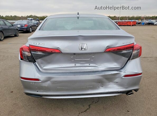2HGFE2F52NH607046 2022 HONDA CIVIC Серебряный Вид сзади