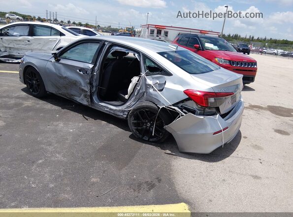 2HGFE2F52PH500811 2023 HONDA CIVIC Silver უკანა მარცხენა