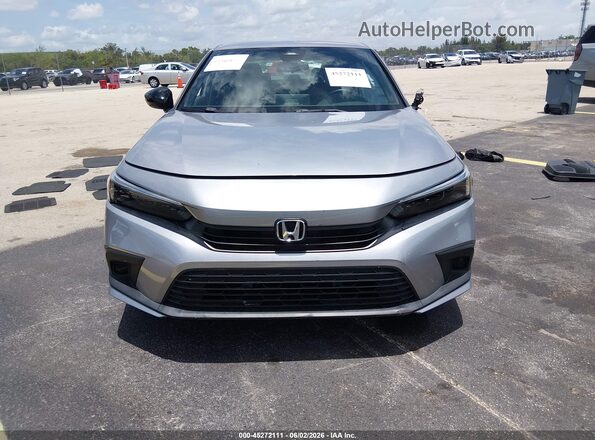 2HGFE2F52PH500811 2023 HONDA CIVIC Silver ხელსაწყოთა პანელის ხედი