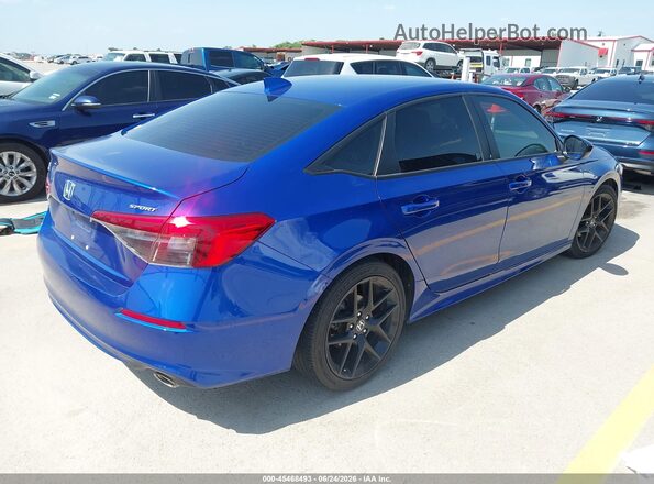 2HGFE2F52PH504938 2023 HONDA CIVIC Blue Trasero derecho