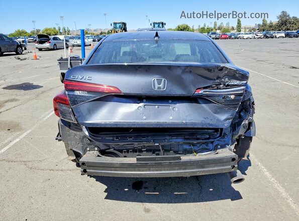 2HGFE2F52PH509878 2023 HONDA CIVIC Gray Вид ззаду