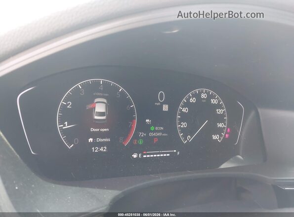 2HGFE2F52PH519908 2023 HONDA CIVIC White უკანა სავარძლების ხედი