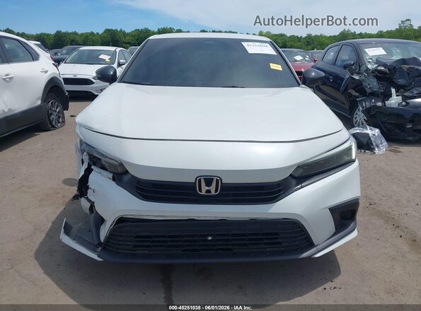 2HGFE2F52PH519908 2023 HONDA CIVIC White ხელსაწყოთა პანელის ხედი