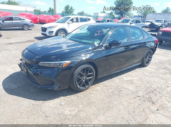 2HGFE2F52PH523893 2023 HONDA CIVIC Black Przód lewy