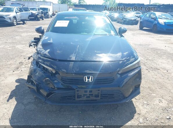 2HGFE2F52PH523893 2023 HONDA CIVIC Black Widok zestawu wskaźników