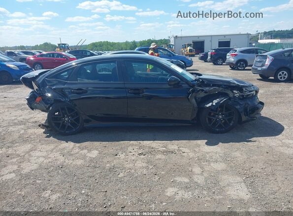 2HGFE2F52PH523893 2023 HONDA CIVIC Black Widok wnętrza z tyłu