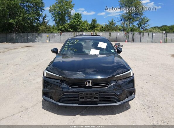 2HGFE2F52PH544677 2023 HONDA CIVIC Black Vista del cuadro de instrumentos