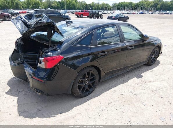 2HGFE2F52PH544677 2023 HONDA CIVIC Black Trasero derecho