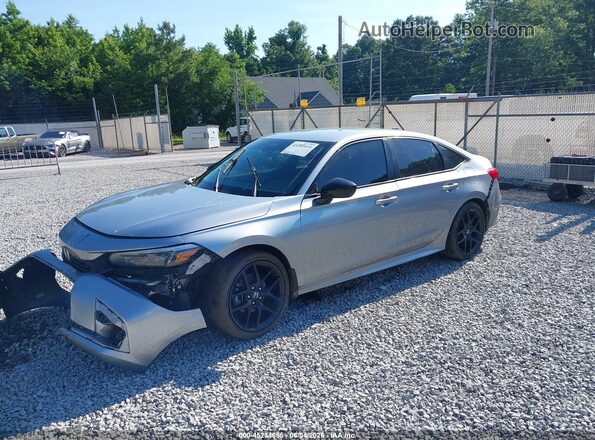 2HGFE2F52PH559759 2023 HONDA CIVIC Silver Առջևի ձախ երեք քառորդ տեսարան
