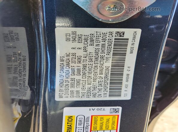 2HGFE2F52RH503842 2024 HONDA CIVIC Charcoal 