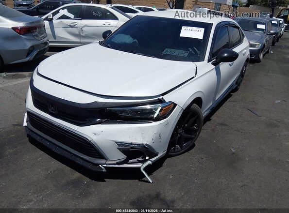 2HGFE2F52RH505462 2024 HONDA CIVIC White Przód lewy