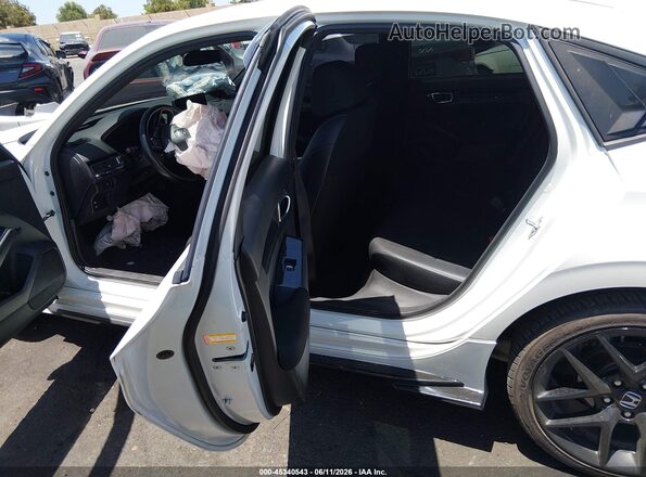 2HGFE2F52RH505462 2024 HONDA CIVIC White Widok naklejki z numerem VIN