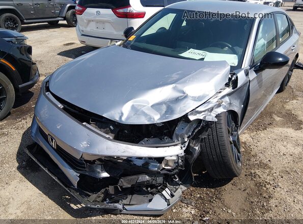 2HGFE2F52RH515473 2024 HONDA CIVIC Silver Widok z przodu