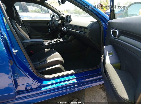 2HGFE2F52RH517322 2024 HONDA CIVIC Blue Widok wnętrza z przodu