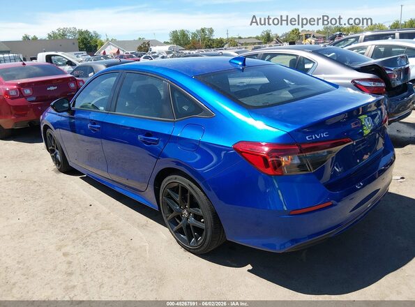 2HGFE2F52RH517322 2024 HONDA CIVIC Blue Tył lewy