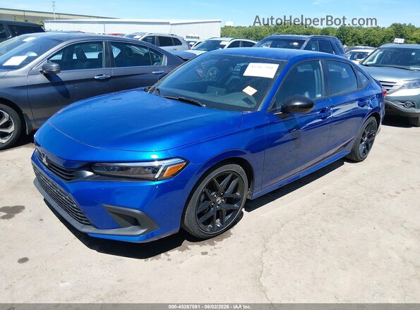 2HGFE2F52RH517322 2024 HONDA CIVIC Blue Przód lewy