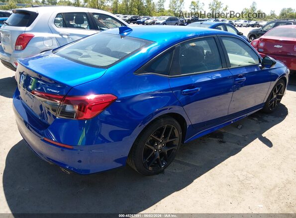 2HGFE2F52RH517322 2024 HONDA CIVIC Blue Tył prawy