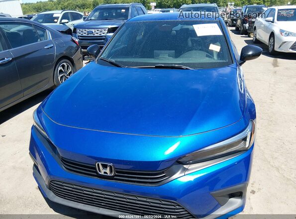 2HGFE2F52RH517322 2024 HONDA CIVIC Blue Widok zestawu wskaźników
