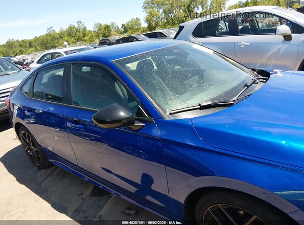 2HGFE2F52RH517322 2024 HONDA CIVIC Blue Widok wnętrza z tyłu