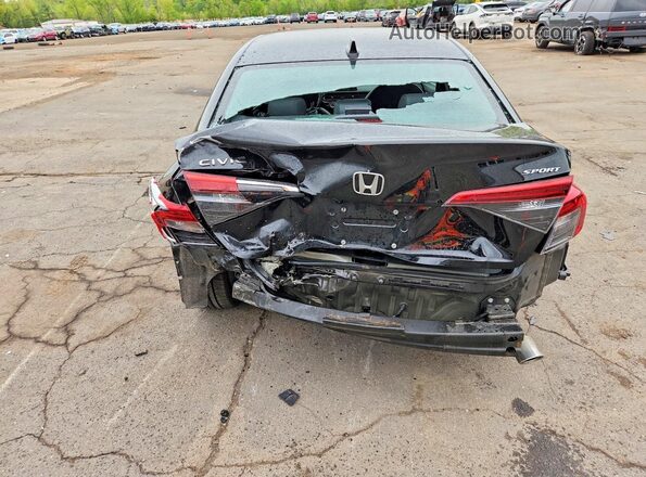 2HGFE2F52RH576418 2024 HONDA CIVIC Black Widok z tyłu