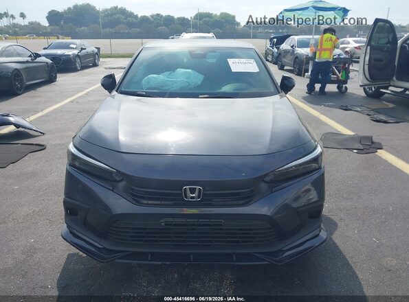 2HGFE2F52SH573444 2025 HONDA CIVIC Gray Instrument cluster view