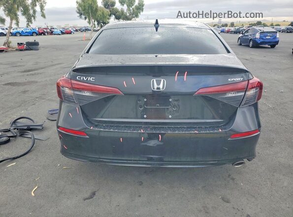 2HGFE2F52SH574447 2025 HONDA CIVIC Black Вид ззаду