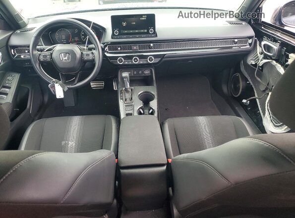 2HGFE2F52SH574447 2025 HONDA CIVIC Black Вид панелі приладів