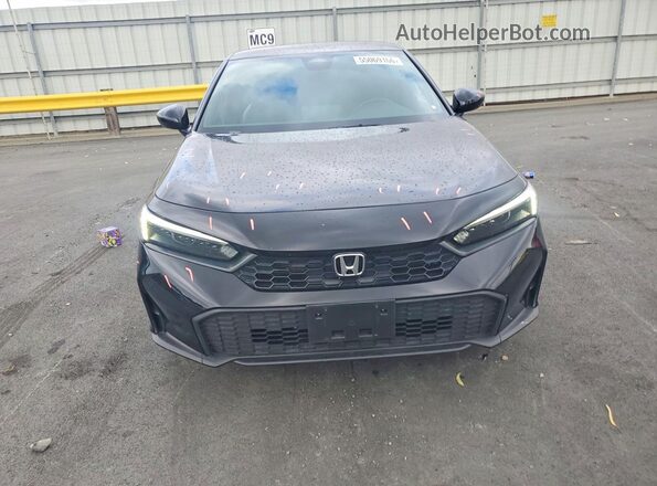 2HGFE2F52SH574447 2025 HONDA CIVIC Black Вид спереду