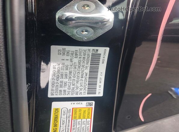2HGFE2F52SH574447 2025 HONDA CIVIC Black Вид підкапотного простору