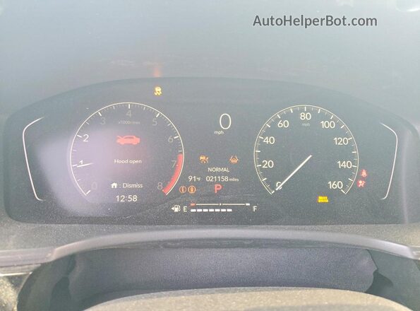 2HGFE2F52TH507932 2026 HONDA CIVIC Blue Instrument cluster view