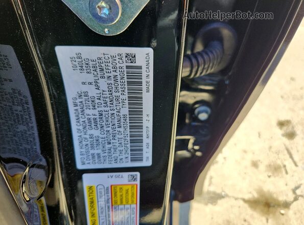 2HGFE2F52TH535486 2026 HONDA CIVIC Black 