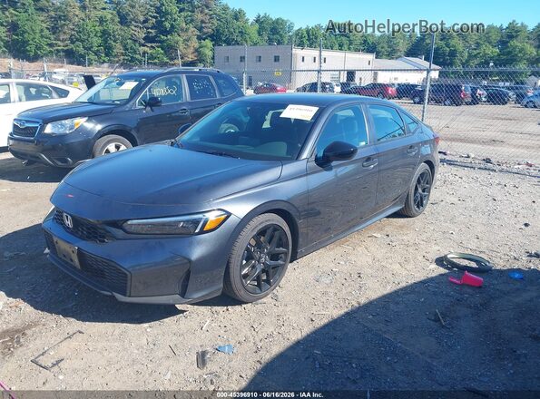 2HGFE2F52TH553616 2026 HONDA CIVIC Silver Առջևի ձախ երեք քառորդ տեսարան