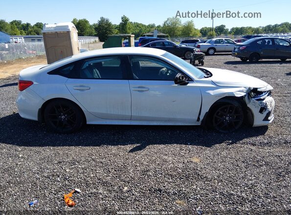 2HGFE2F53NH514861 2022 HONDA CIVIC White უკანა სალონის ხედი
