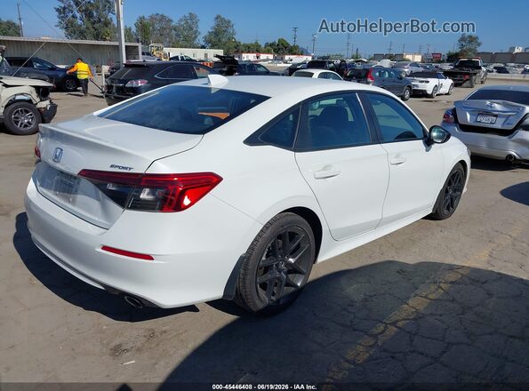 2HGFE2F53NH529733 2022 HONDA CIVIC White Հետևի աջ