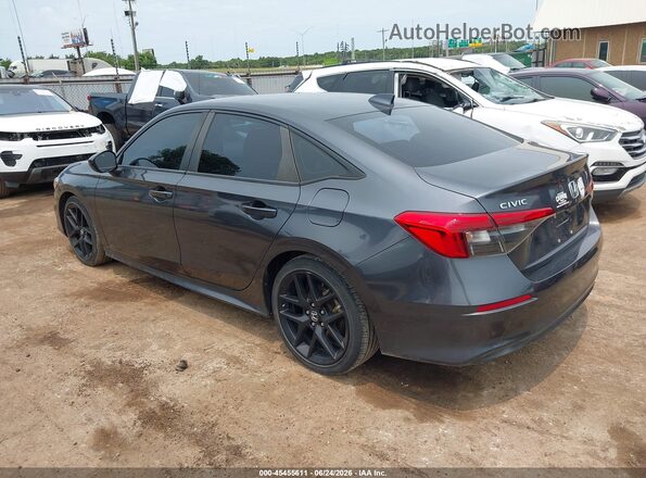 2HGFE2F53NH543163 2022 HONDA CIVIC Gray Հետևի ձախ