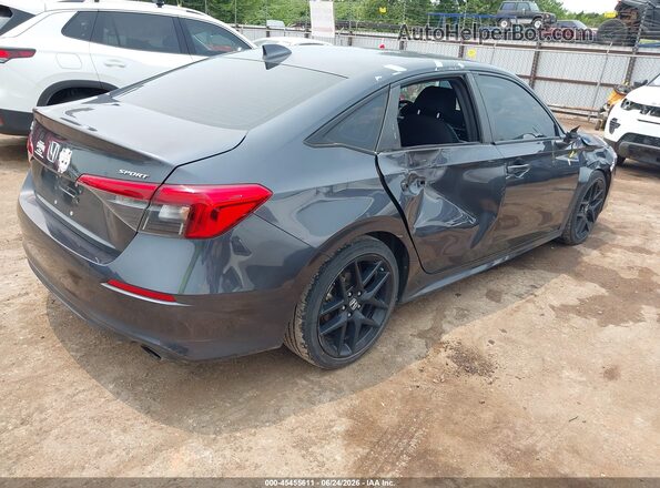 2HGFE2F53NH543163 2022 HONDA CIVIC Gray Հետևի աջ