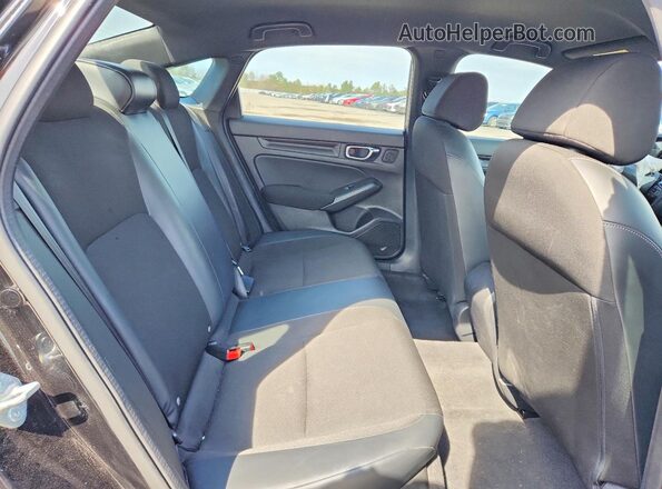 2HGFE2F53NH550128 2022 HONDA CIVIC Black Вид задніх сидінь