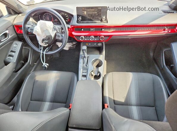2HGFE2F53NH550128 2022 HONDA CIVIC Black Вид панелі приладів