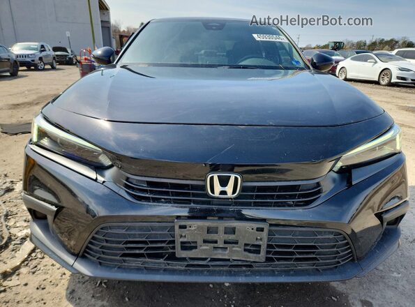 2HGFE2F53NH550128 2022 HONDA CIVIC Black Вид спереду