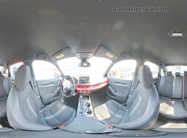 2HGFE2F53NH550128 2022 HONDA CIVIC Black Вид наклейки з VIN-кодом