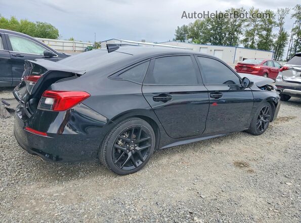 2HGFE2F53NH560030 2022 HONDA CIVIC Black უკანა მარჯვენა
