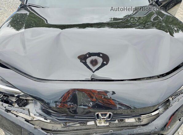 2HGFE2F53NH560030 2022 HONDA CIVIC Black უკანა სალონის ხედი