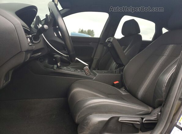2HGFE2F53NH560030 2022 HONDA CIVIC Black წინა სალონის ხედი