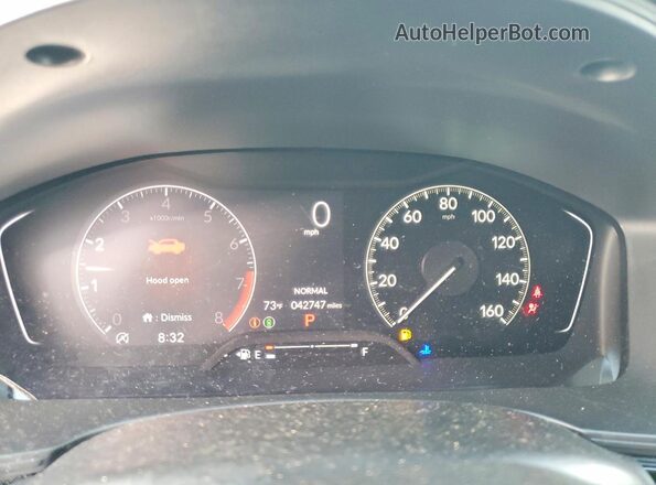 2HGFE2F53NH577037 2022 HONDA CIVIC Серый Вид щитка приборов
