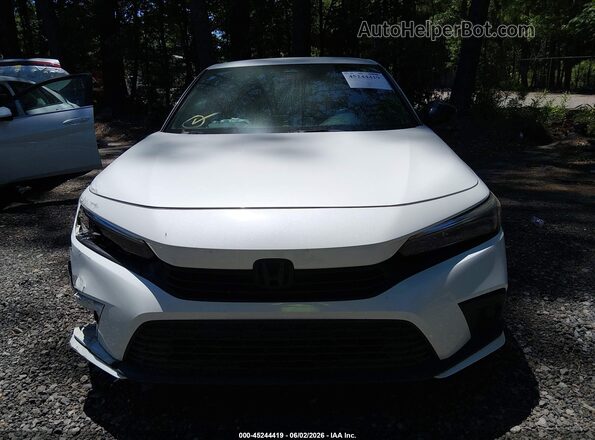 2HGFE2F53NH588569 2022 HONDA CIVIC White Vista del cuadro de instrumentos