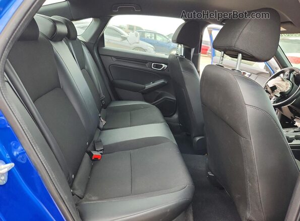 2HGFE2F53NH606133 2022 HONDA CIVIC Blue Rear seats view