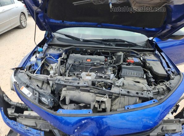 2HGFE2F53NH606133 2022 HONDA CIVIC Blue Rear interior view