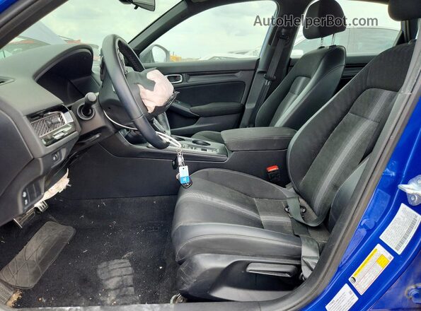2HGFE2F53NH606133 2022 HONDA CIVIC Blue Front interior view
