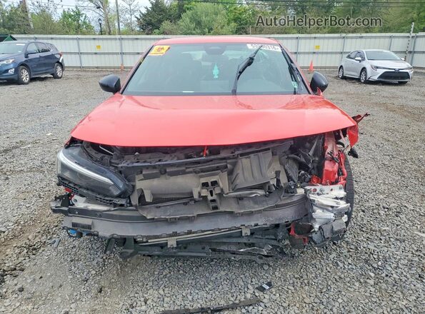2HGFE2F53NH609033 2022 HONDA CIVIC Red Դիմացի տեսք